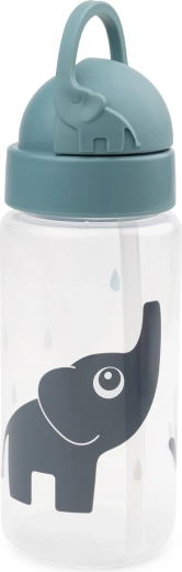 Done by Deer steklenička s slamico Elphee modra 350 ml