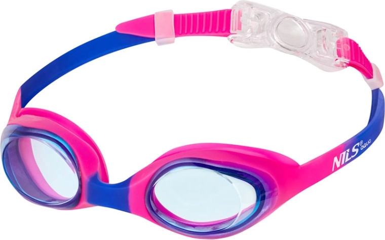 NILS Aqua kids’ swimming goggles pink-blue