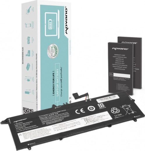 Movano battery for Lenovo ThinkPad T490s / T495s / T14s (L18C3PD2) 4650 mAh 54 Wh