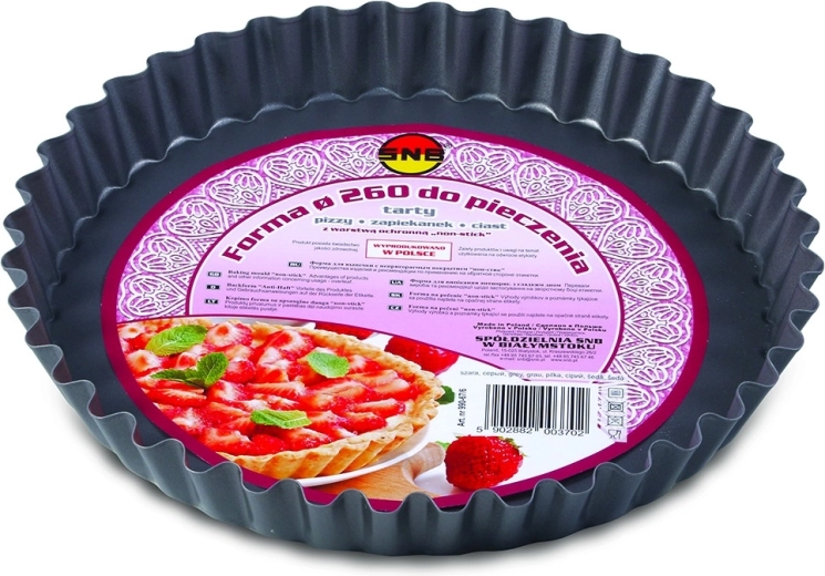 Neprijemljivi pekač za tart in pico 26 cm, siv