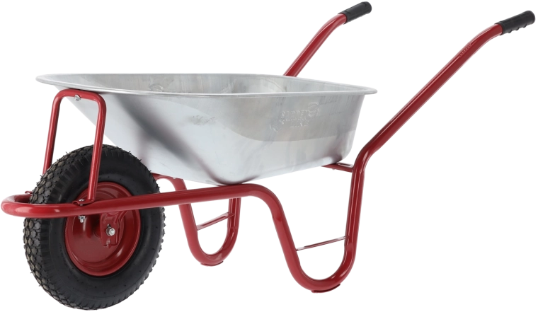 Vrtna samokolnica 120 l rdeča