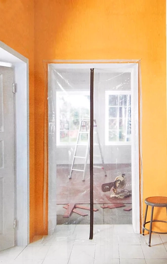 Protiprašna vratna folija z zadrgo, tip I