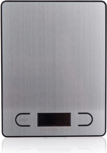 Kuhinjska digitalna tehtnica AKCENT iz nerjavnega jekla 5 kg