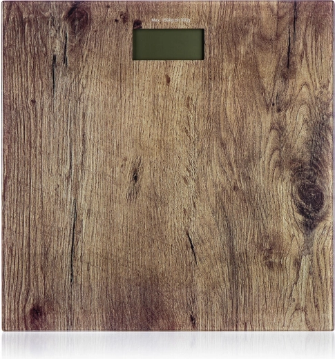 Osebna digitalna tehtnica v lesnem dekorju 150 kg