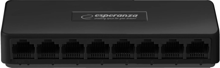 Esperanza NOVA gigabitno 8-portno stikalo