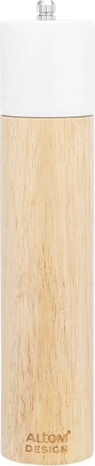 Leseni mlinček za začimbe bel 5,5 × 26,5 cm