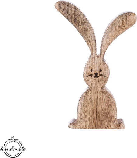 Lesena dekoracija Zajec mango 20,2 cm