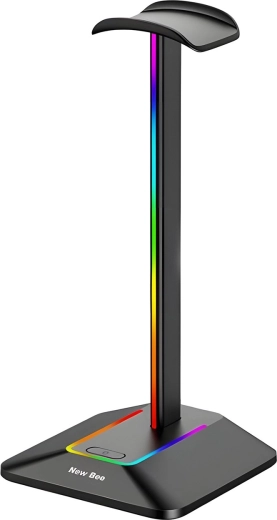 Stojalo za slušalke Renew force rgb z usb priključki
