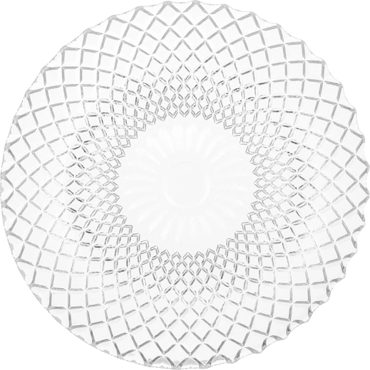 Stekleni desertni krožnik Solaris 15,5 cm