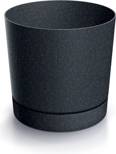 Cvetlični lonec Tubo P Eco Wood 23,9 cm antracitni