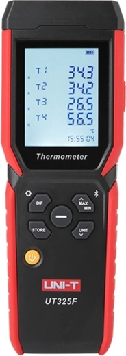 Uni-T UT325F štirikanalni termometer s termočleni
