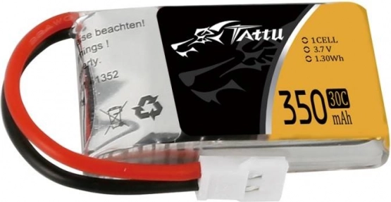 Tattu LiPo baterija 350 mAh 3,7 V 30C 1S z konektorjem Molex