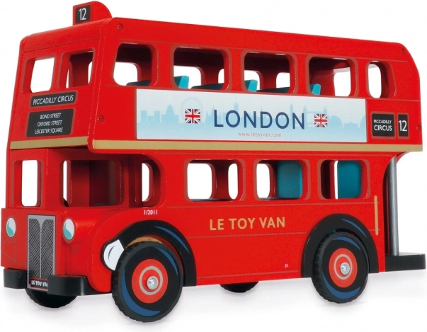 Lesena dvonadstropna avtobus Le Toy Van London