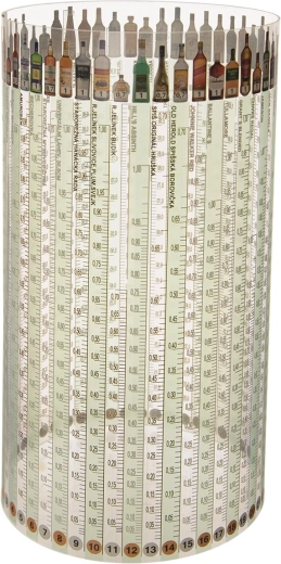 Merilni valj UH za alkohol z lestvico do 47°