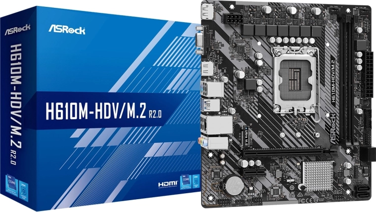 Matična plošča micro-ATX Asrock H610m-hdv/m.2 r2.0