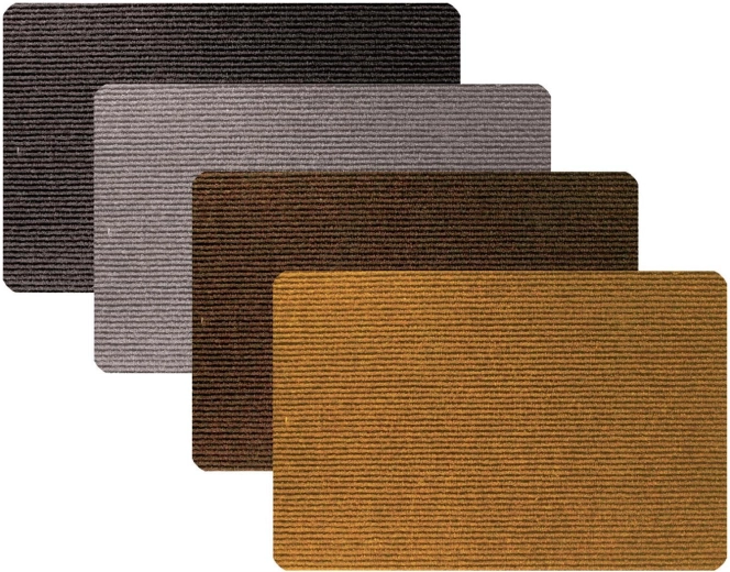 Predpražnik iz gume in polipropilena 60 × 40 cm – mešanica barv