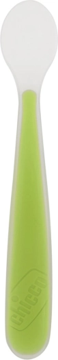 Chicco silikonska žlička Soft zelena 6m+
