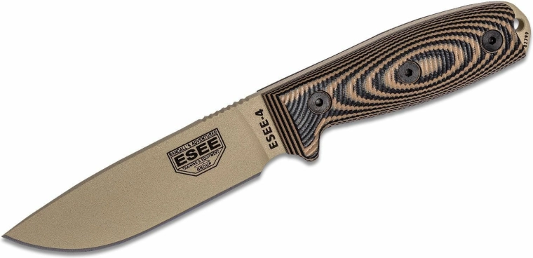 ESEE Model 4 univerzalni nož za preživetje Desert Tan