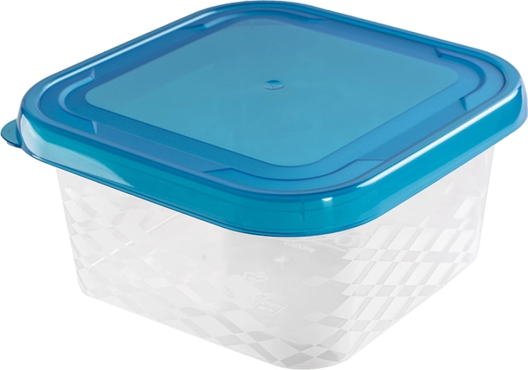 Kvadratna posoda za živila Blue Box 1,25 l (modra)