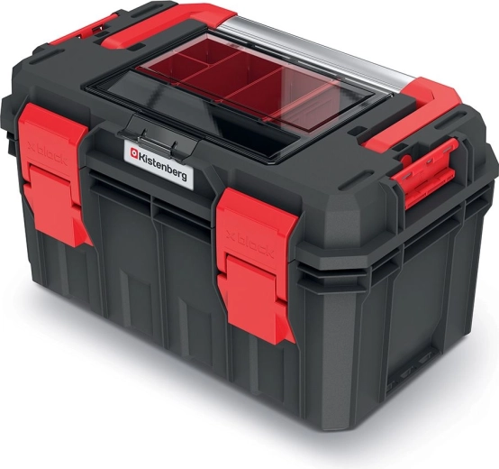 Kovček za orodje z organizatorjem Kistenberg S Block ALU 450 × 280 × 264 mm, IP55