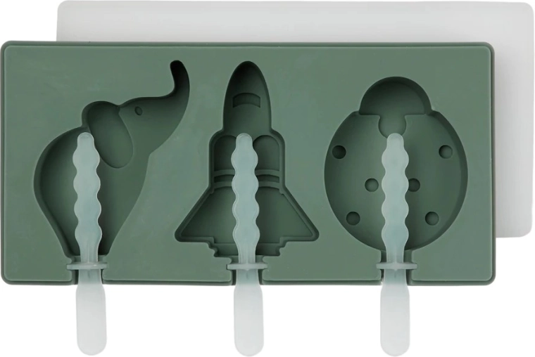 Nuuroo Elin modelčki za sladoledne lučke dusty green – 1 kos