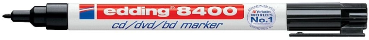 Marker za CD Edding 8400, črn