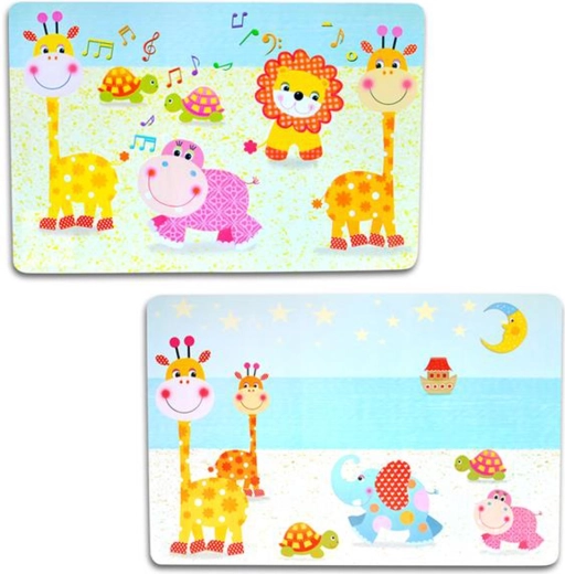 Otroški plastični pogrinjek TORO 28 × 43 cm, mešanica motivov