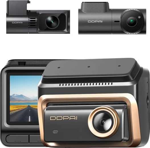 DdPai Z90 Master dashboard camera with front and rear camera