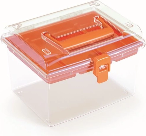 Plastični organizator Prosperplast NUF High, oranžen