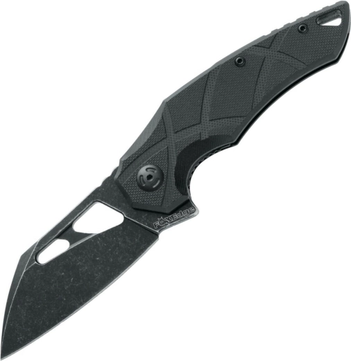 Fox Knives Edge Atrax zložljiv žepni nož 8 cm stonewash črn G10