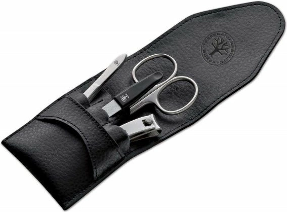 Böker Arbolito osnovni manikirni set Basic L (4 deli) z usnjenim etuijem