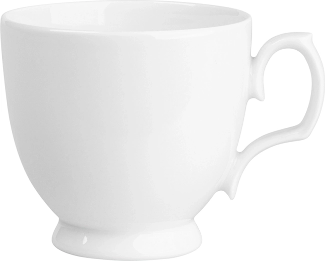 MariaPaula Klasyka klasična bela porcelanasta skodelica za cappuccino 350 ml