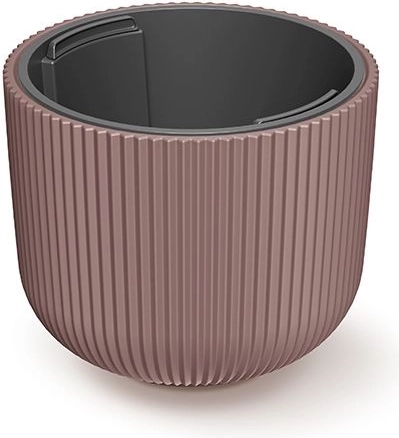 Cvetlični lonec Milly z vložkom 24 cm marsala