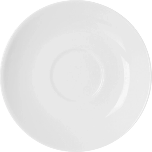 Porcelanast krožniček Mona za cappuccino 14,5 cm