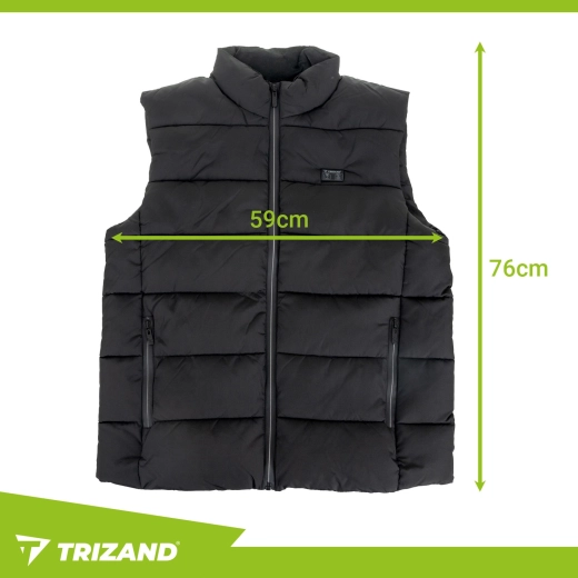 Ogrevani USB telovnik Trizand – Velikost L