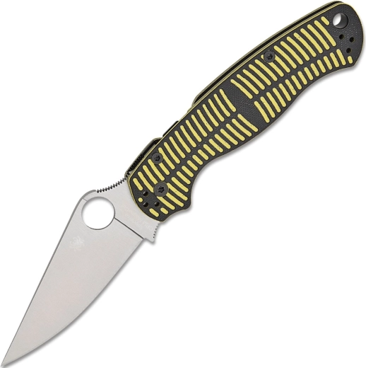 Spyderco Para Military 2 Salt zložljiv nož rumeno-črn 8,8 cm