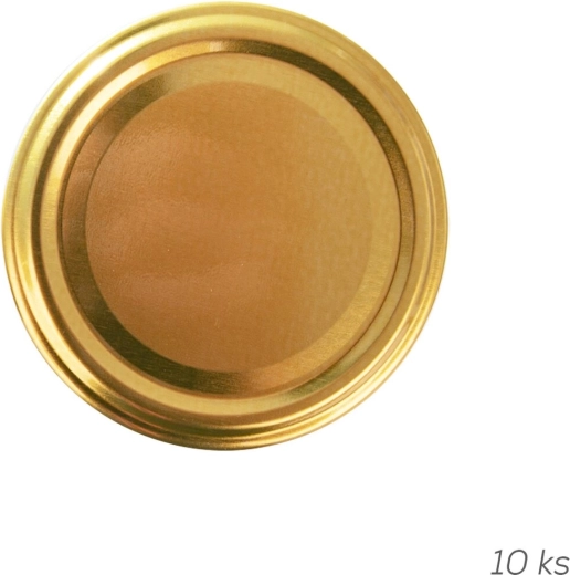Kovinski navojni pokrov Twist-Off 66 Gold (10 kos)