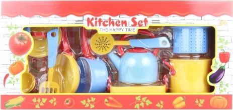 Komplet plastičnega posodja za otroke