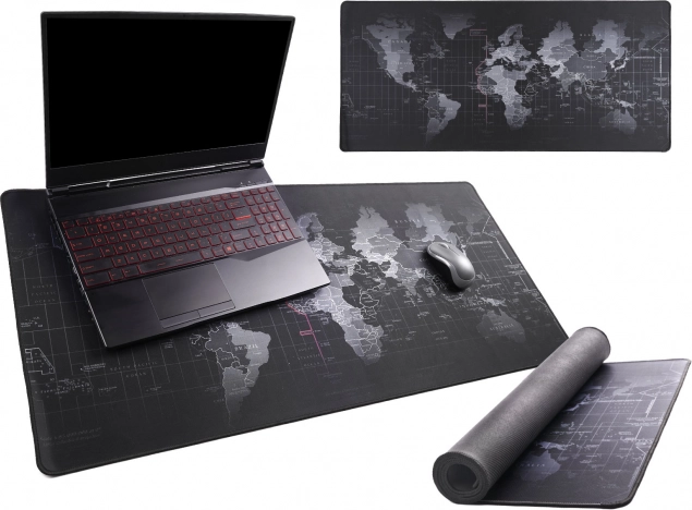 Velika podloga za mizo z zemljevidom sveta 40 × 90 cm