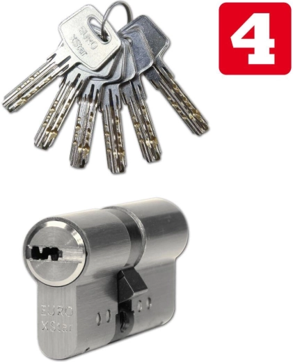 Cylindrical lock cylinder 30/35 nickel – 6 keys, Security Class 4 RICHTER