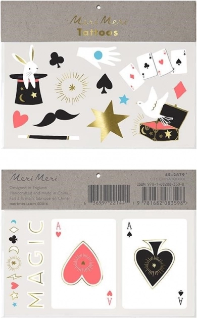 Set zložljivih tetovaž Abrakadabra MERI MERI