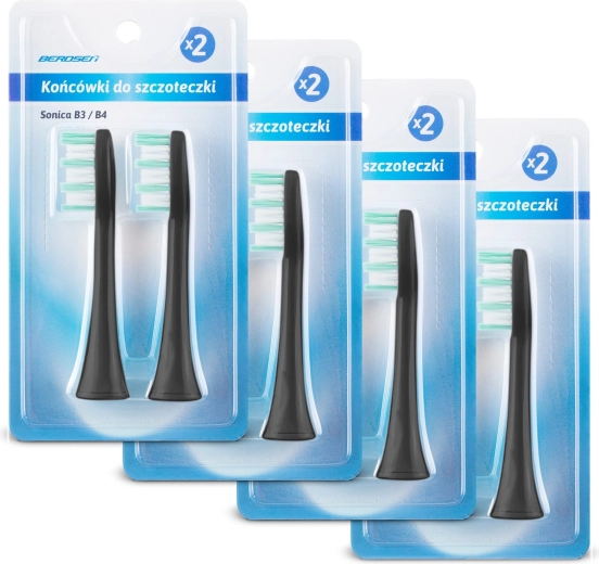 Nadomestne glave za sonično zobno ščetko Berdsen B3, 8 kosov