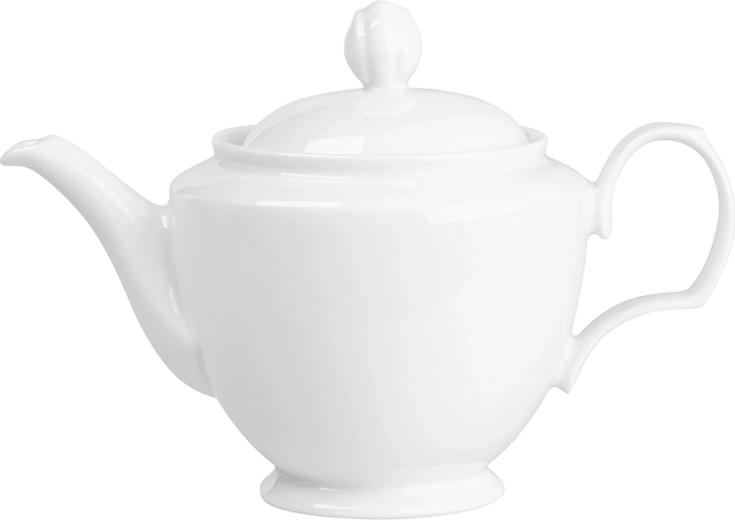 MariaPaula Klasyka bela porcelanasta čajnik 0,6 l