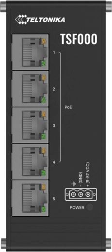 Teltonika TSF000 nizkoprofilno PoE+ ethernet stikalo