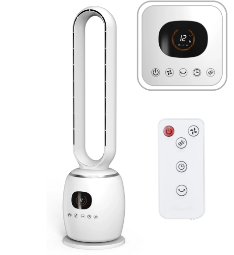 Stolpni brezlopatični ventilator 86 cm z daljinskim upravljalnikom