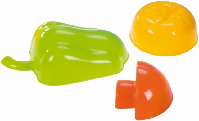 Modelčki Lena za kuhanje v obliki paprike, gobice in paradižnika
