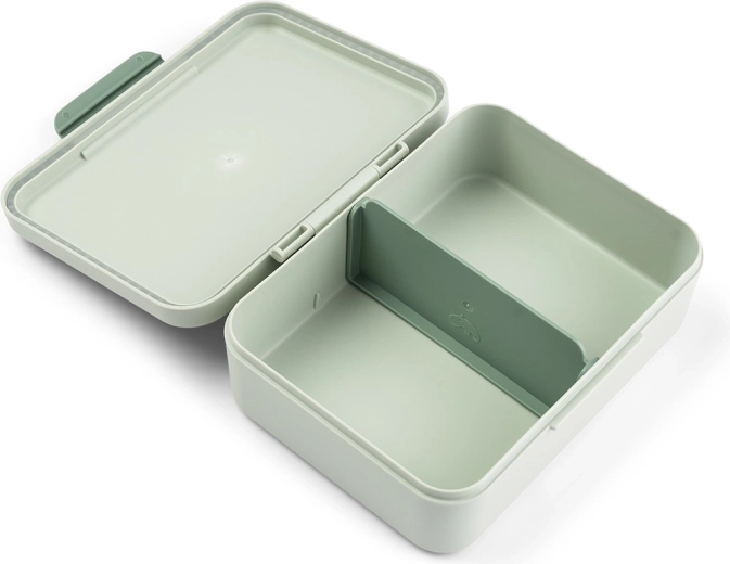 Done by Deer snack box with divider Playground, green