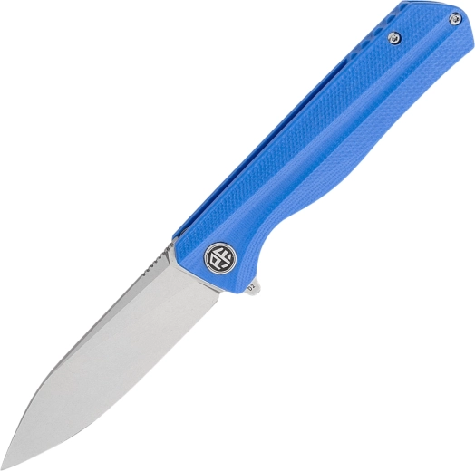 Žepni nož Petrified Fish Forward D2, modra G10, stonewash 9 cm