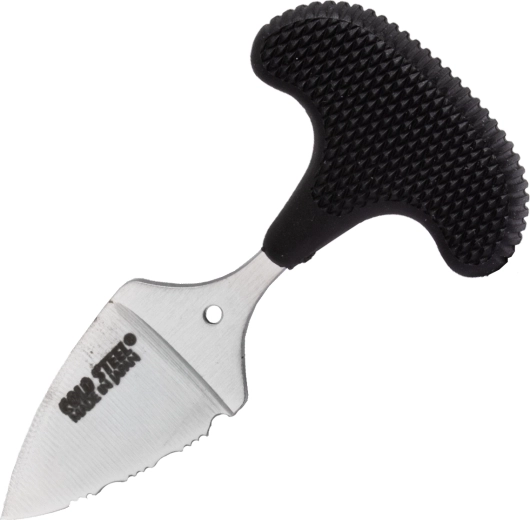 Mini potisni nož COLD STEEL Mini Pal, 2,5 cm, črna, Kray-Ex, tok Secure-Ex
