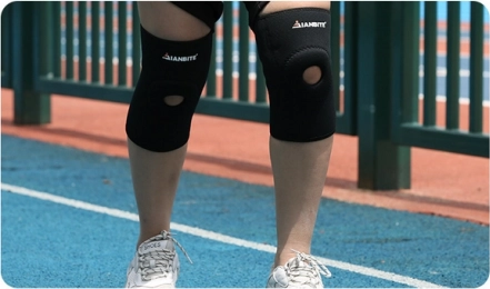 Opornica za koleno M – zračna opora z odprto pogačico